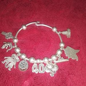 925 vintage rare charm braclet
